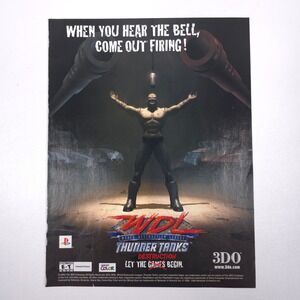 WDL Thunder Tanks PS1 Video Game Print Ad 2001 3DO World Destruction League